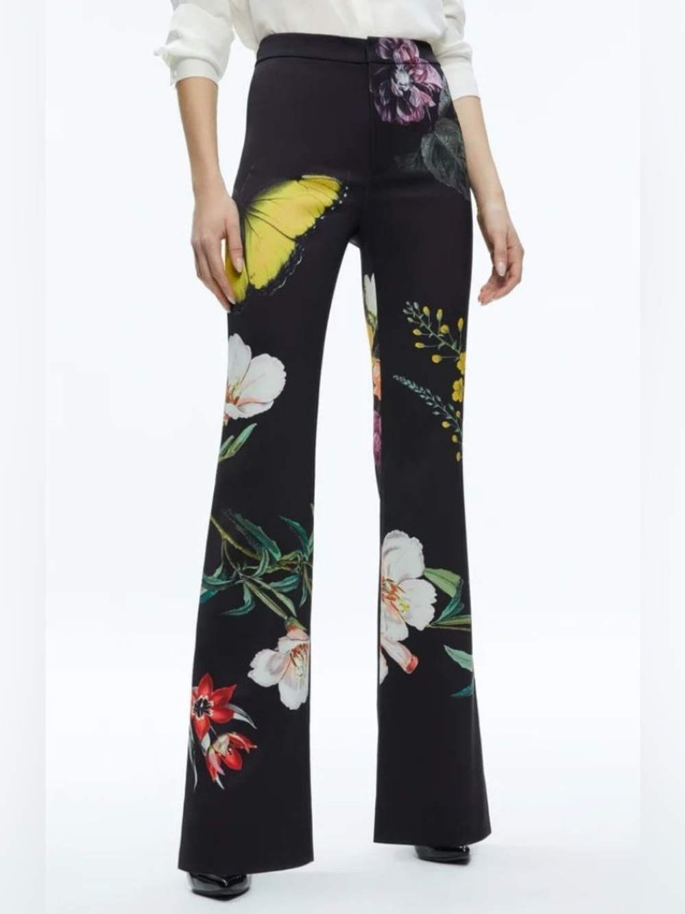 Alice + Olivia Ronnie High Rise Trouser - Picture 1 of 12